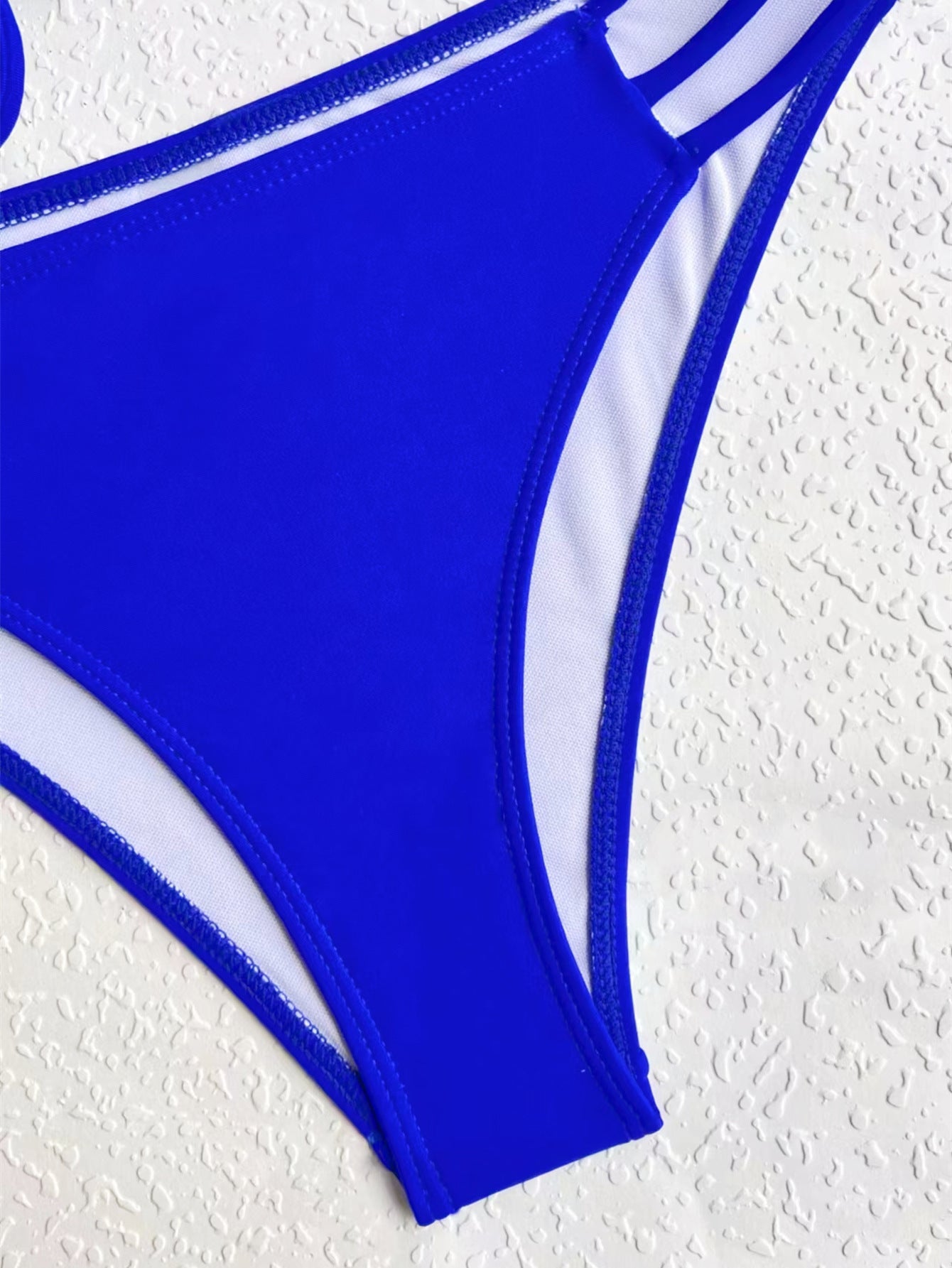 Bikini Double Bikini Solid Color Swimsuit Sexy Swimwear Women Backless Swimsuit Strap Bikini Bella Mia